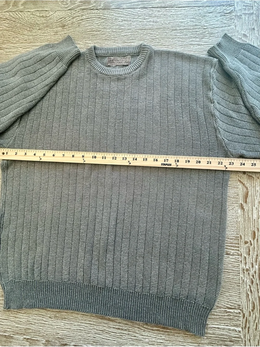 Men's Taupe/Olive Green VTG Shenandoah Knit Sweater